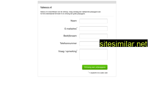 valesco.nl alternative sites