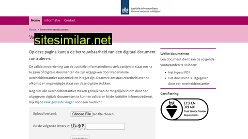 validatie.nl alternative sites