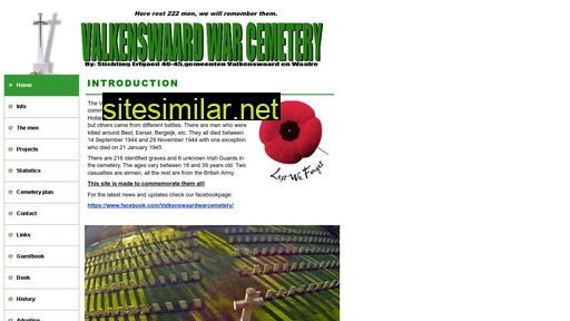 valkenswaardwarcemetery.nl alternative sites