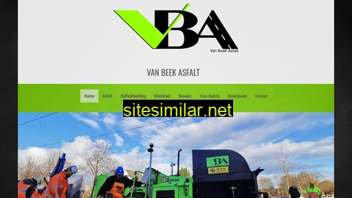vanbeekasfalt.nl alternative sites