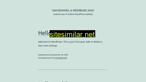 vanbommelvonk.nl alternative sites