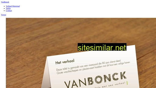 vanbonck.nl alternative sites