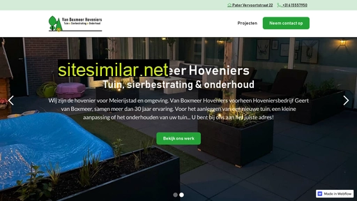 vanboxmeerhoveniers.nl alternative sites