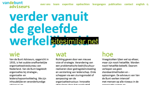 vandebunt.nl alternative sites