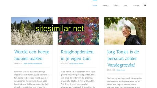 vandegrondaf.nl alternative sites