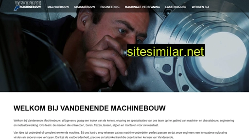 vandenendemachinebouw.nl alternative sites