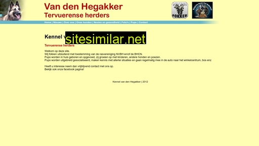 vandenhegakker.nl alternative sites