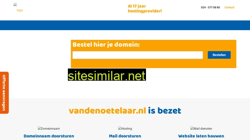 vandenoetelaar.nl alternative sites