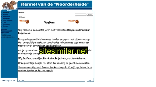 vandenoorderheide.nl alternative sites