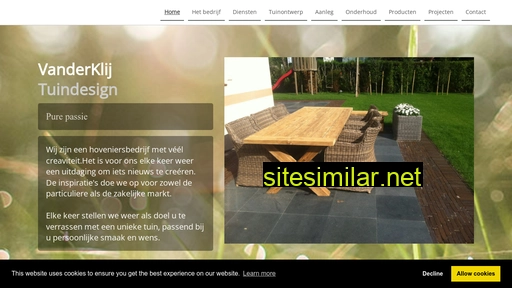 vanderklijtuindesign.nl alternative sites