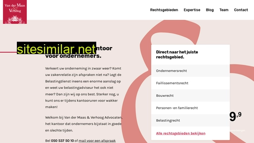 vandermaas-verhoog.nl alternative sites