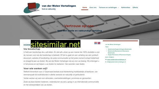 vandermolenvertalingen.nl alternative sites