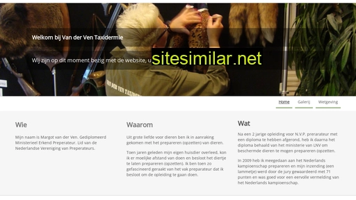 vanderventaxidermie.nl alternative sites
