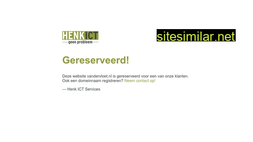 vandervloet.nl alternative sites