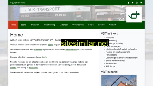 vandijk-transport.nl alternative sites