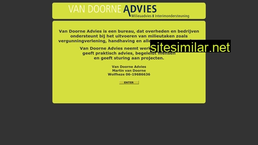 vandoorneadvies.nl alternative sites