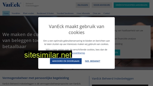 vaneckbeheerdindexbeleggen.nl alternative sites