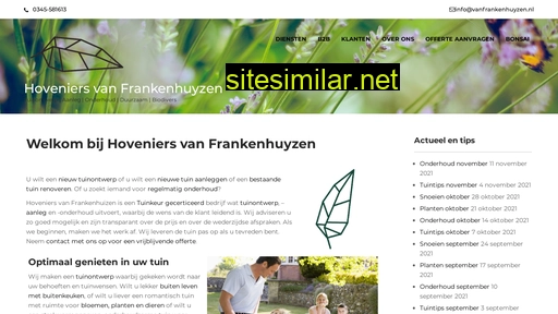 vanfrankenhuyzen.nl alternative sites