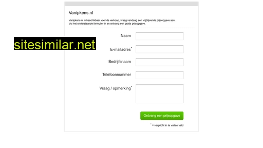 vanipkens.nl alternative sites