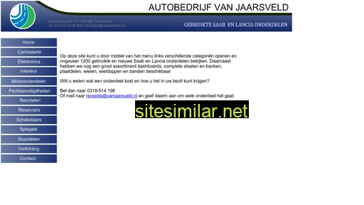 vanjaarsveldonderdelen.nl alternative sites