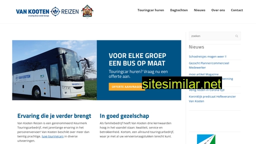 vankootenreizen.nl alternative sites