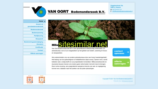 vanoortbodemonderzoek.nl alternative sites