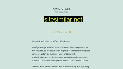 van-a-tot-web.nl alternative sites