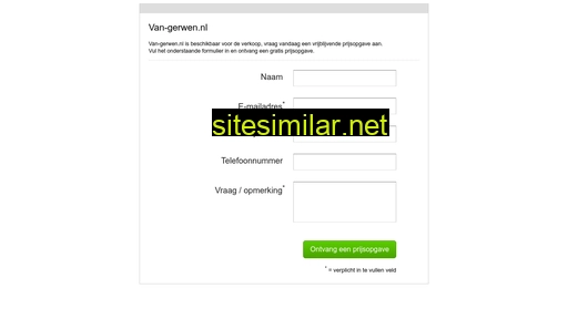 van-gerwen.nl alternative sites