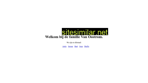 van-oostrom.nl alternative sites