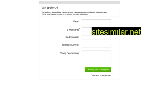 van-spellen.nl alternative sites