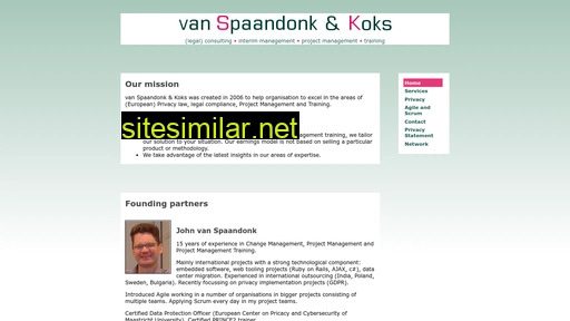 vanspaandonk-koks.nl alternative sites
