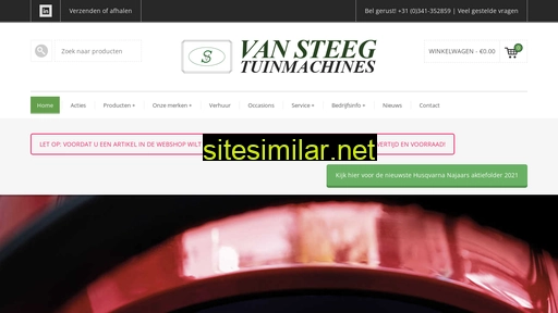 vansteegtuinmachines.nl alternative sites