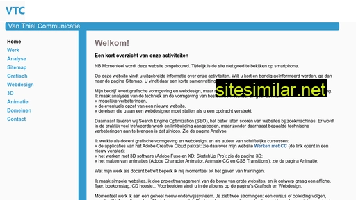 vanthielcommunicatie.nl alternative sites