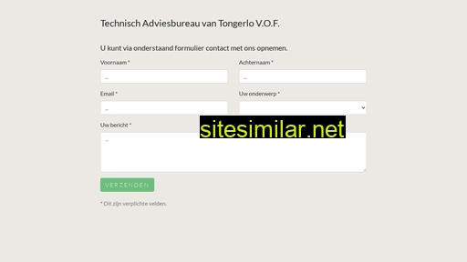 vantongerlo.nl alternative sites
