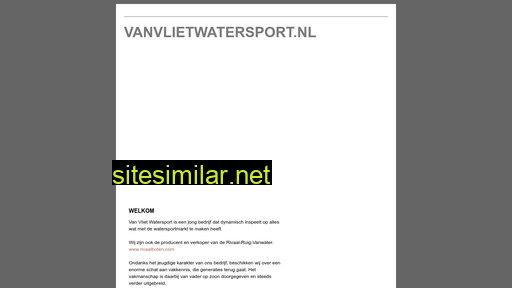 vanvlietwatersport.nl alternative sites