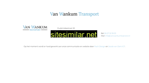 vanwankumkoeriers.nl alternative sites
