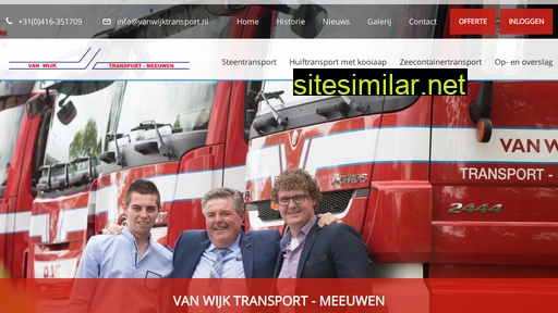 vanwijktransport.nl alternative sites