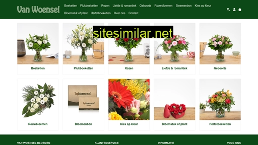 vanwoenselbloemen.nl alternative sites