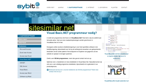 vbnetprogrammeur.nl alternative sites