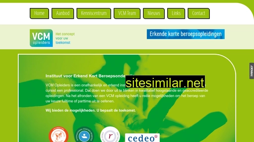 vcm-opleiders.nl alternative sites
