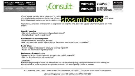 vconsult.nl alternative sites