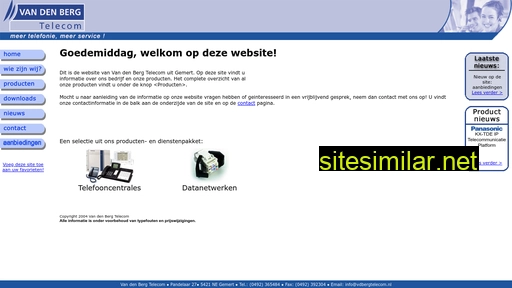 vdbergtelecom.nl alternative sites