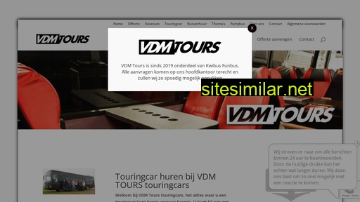 vdmtours.nl alternative sites