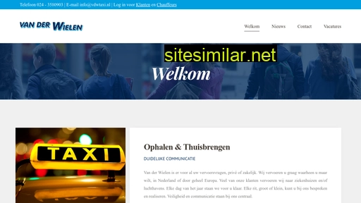 vdwtaxi.nl alternative sites