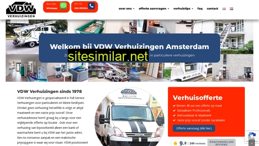 vdwverhuizingen.nl alternative sites