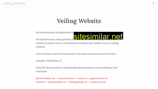 Veilingwebsite similar sites