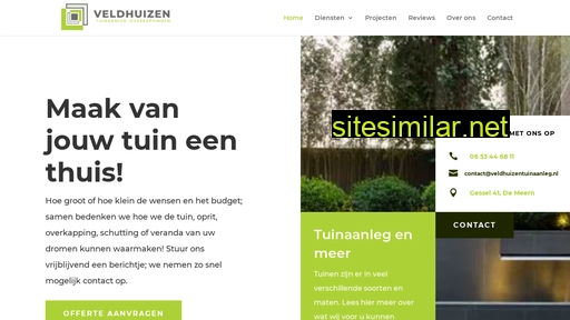 veldhuizentuinaanleg.nl alternative sites