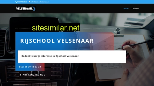 velsenaarrijschool.nl alternative sites