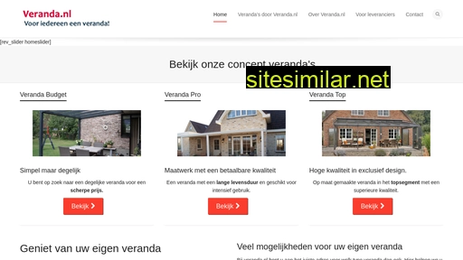 veranda.nl alternative sites
