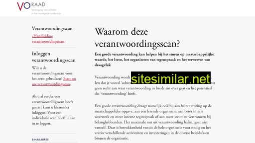 verantwoordingsscan.nl alternative sites